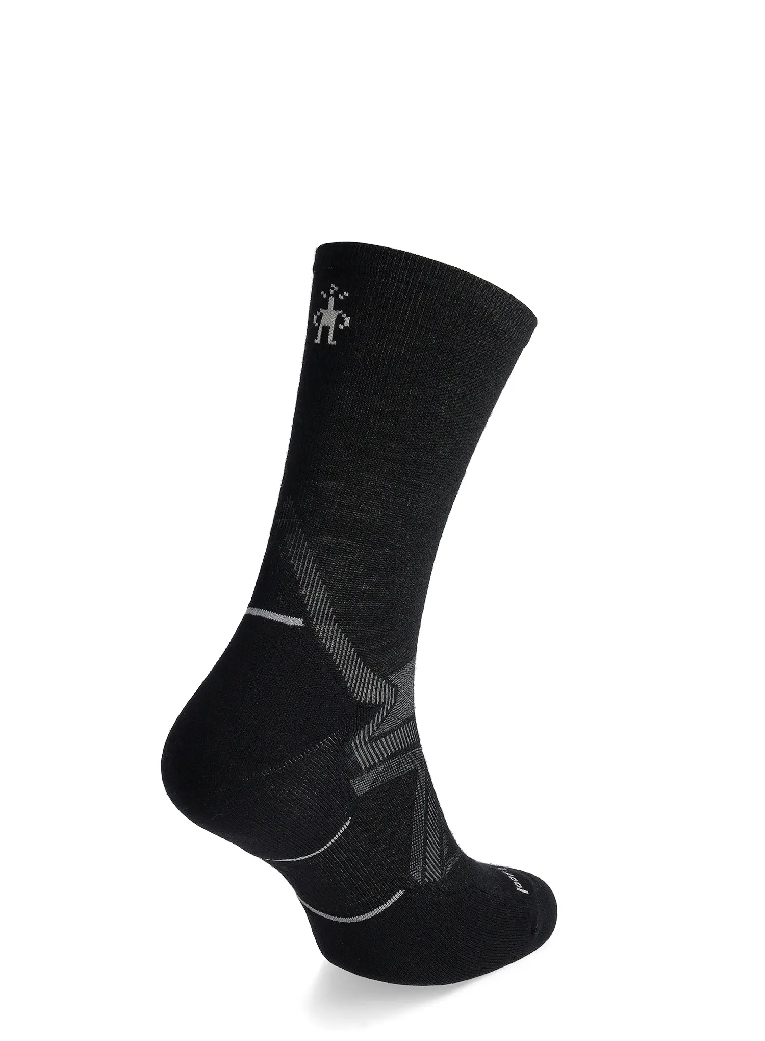 Чорапи за бягане Smartwool Run TC Cold Crew - black