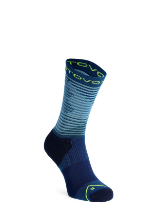 Чорапи мерино Ortovox All Mountain Mid Socks - petrol blue