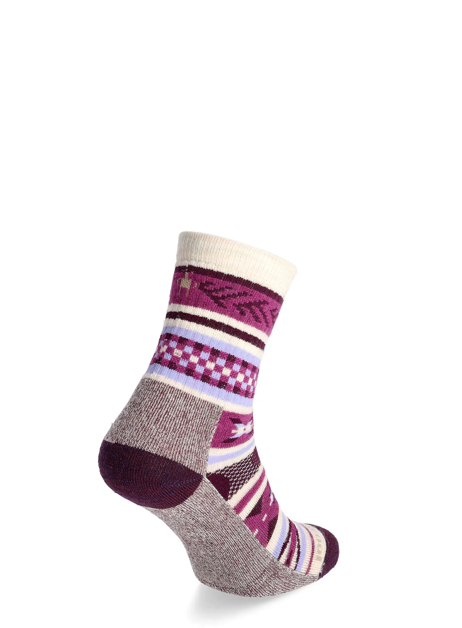 Чорапи мерино Smartwool Everyday Cabin Games Crew Socks - meadow mauve