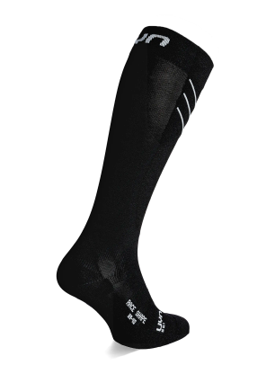 Дамски скиорски чорапи UYN Ski Race Shape Socks - black/white