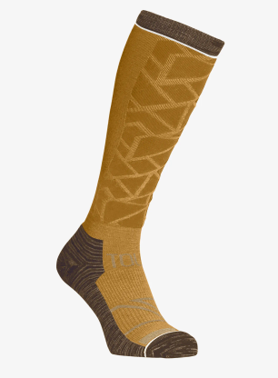 Чорапи Ortovox Ski Tour Comp Long Socks - dark cumin