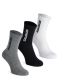 Чорапи Salomon Everyday Crew 3Pack - black/white/med grey melange