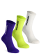 Чорапи Salomon Everyday Crew 3Pack - vanilla ice/acid lime/blue