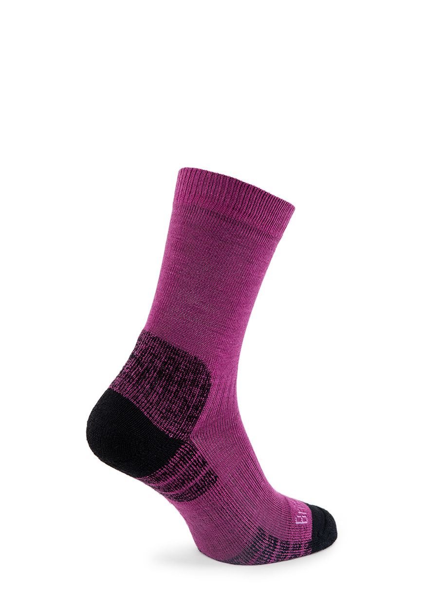 Дамски чорапи за трекинг Bridgedale Hike Lightweight Merino Performance Boot - berry