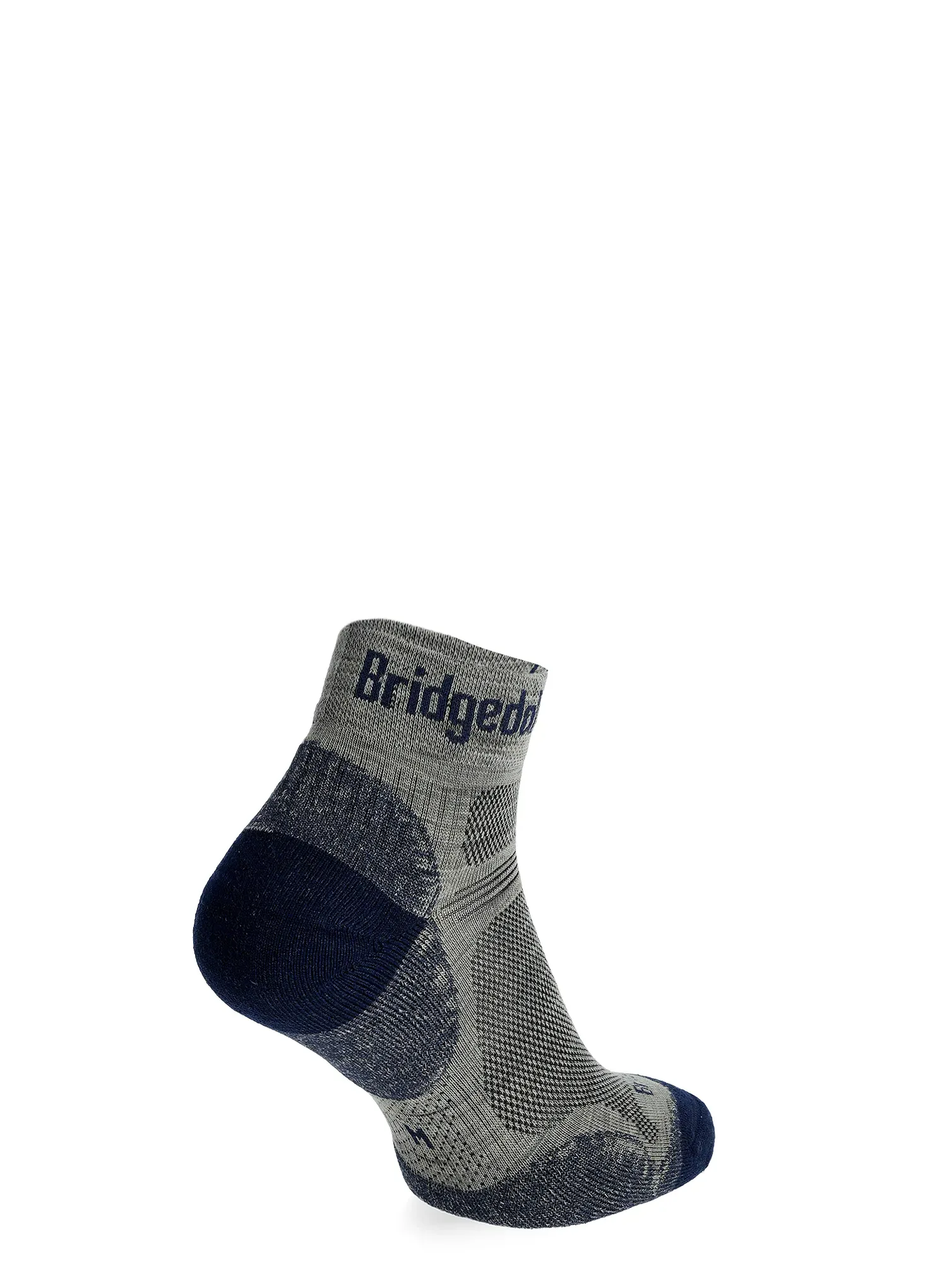 Туристически чорапи Bridgedale Hike Ultralight Performance Ankle - khaki/navy