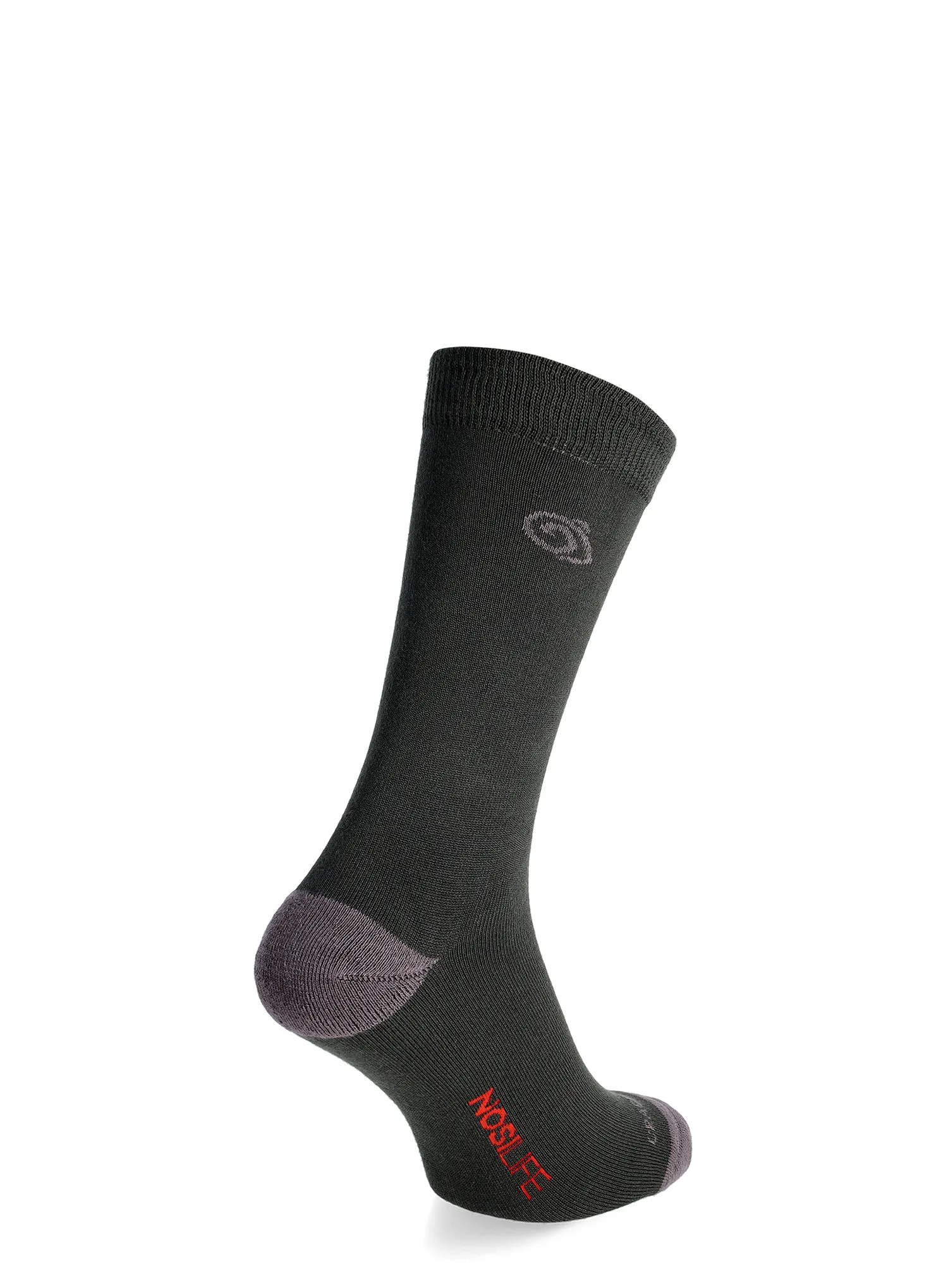 Туристически чорапи Craghoppers NosiLife Travel Single Pack Socks - black pepper/mid grey