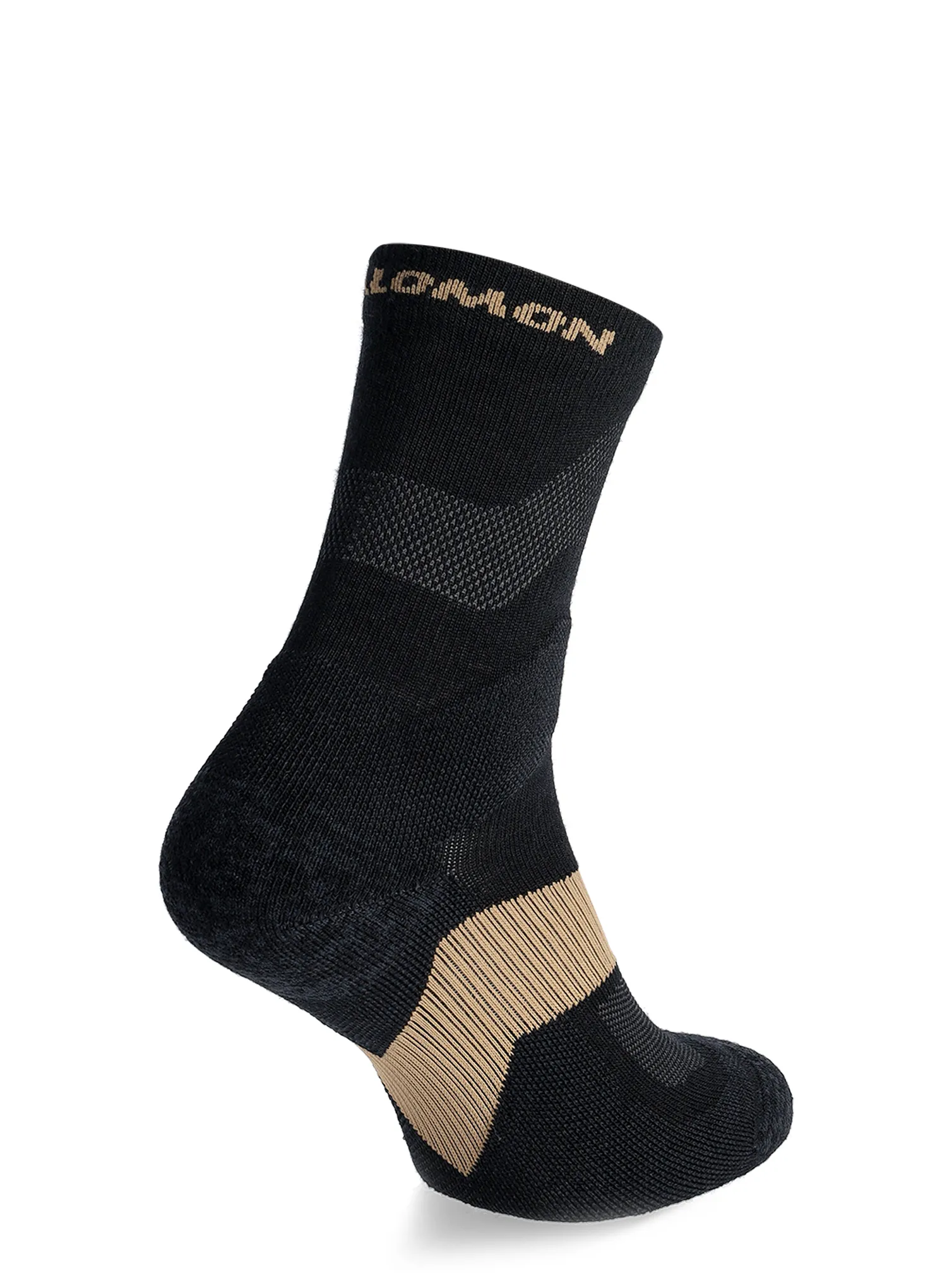 Туристически чорапи Salomon X Ultra Crew - black/kelp