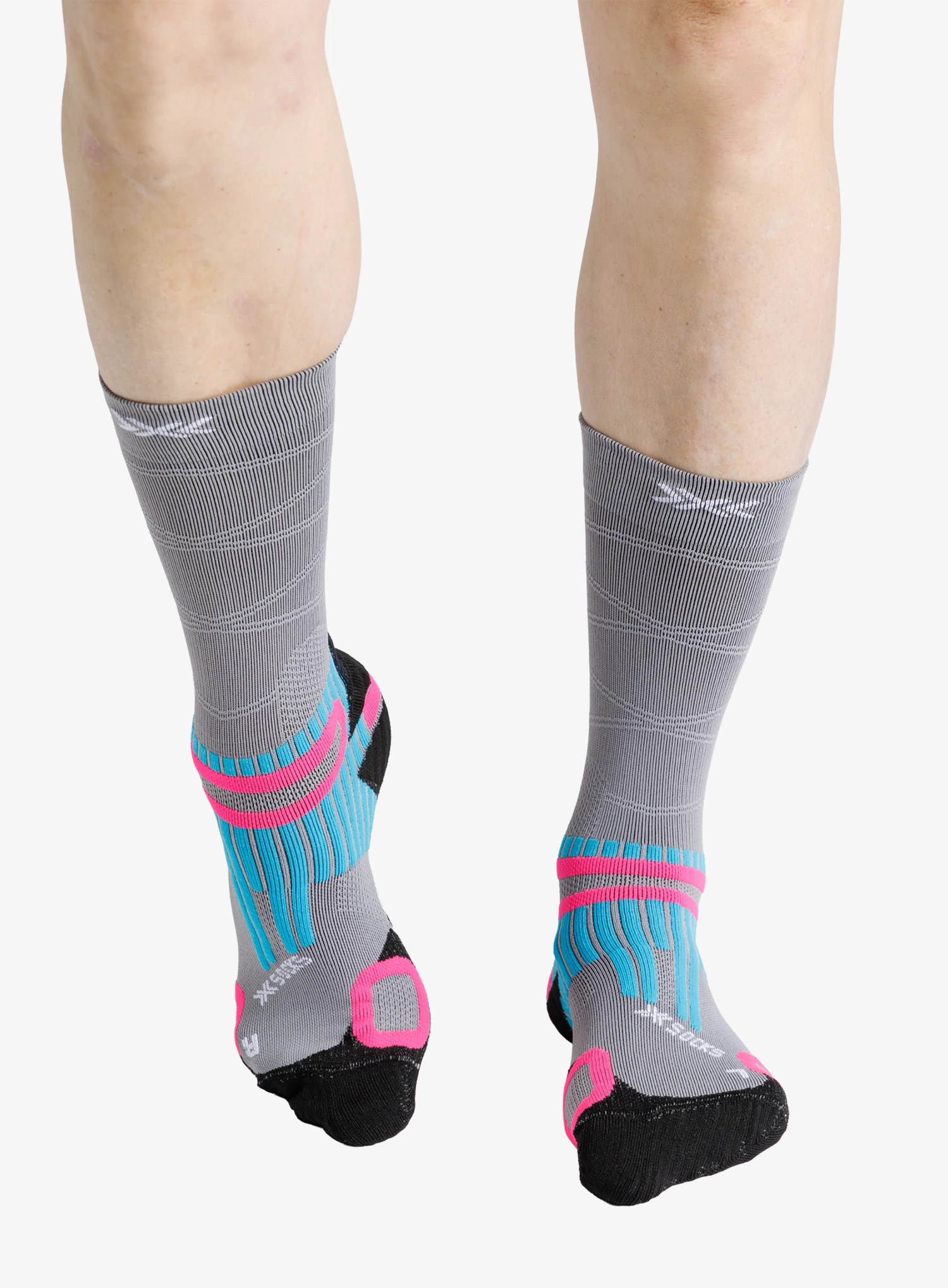 Чорапи X-Socks Hike Anatomix Crew - clay grey