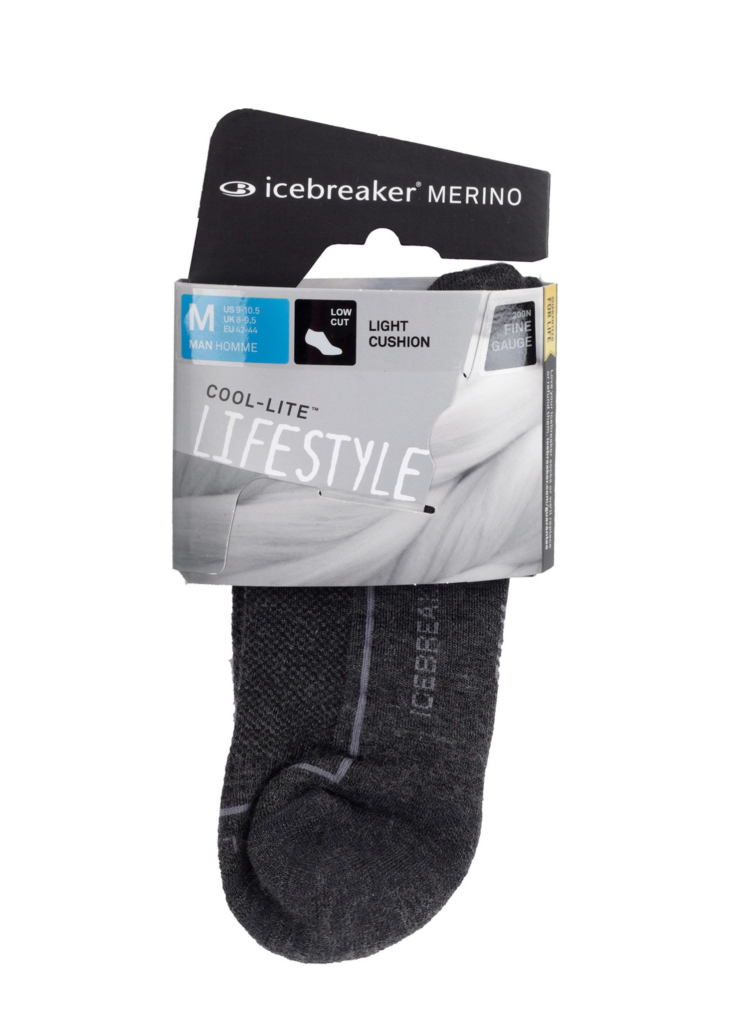 Чорапи Icebreaker Hike Cool-Lite Low Cut Light Cushion - jet hthr