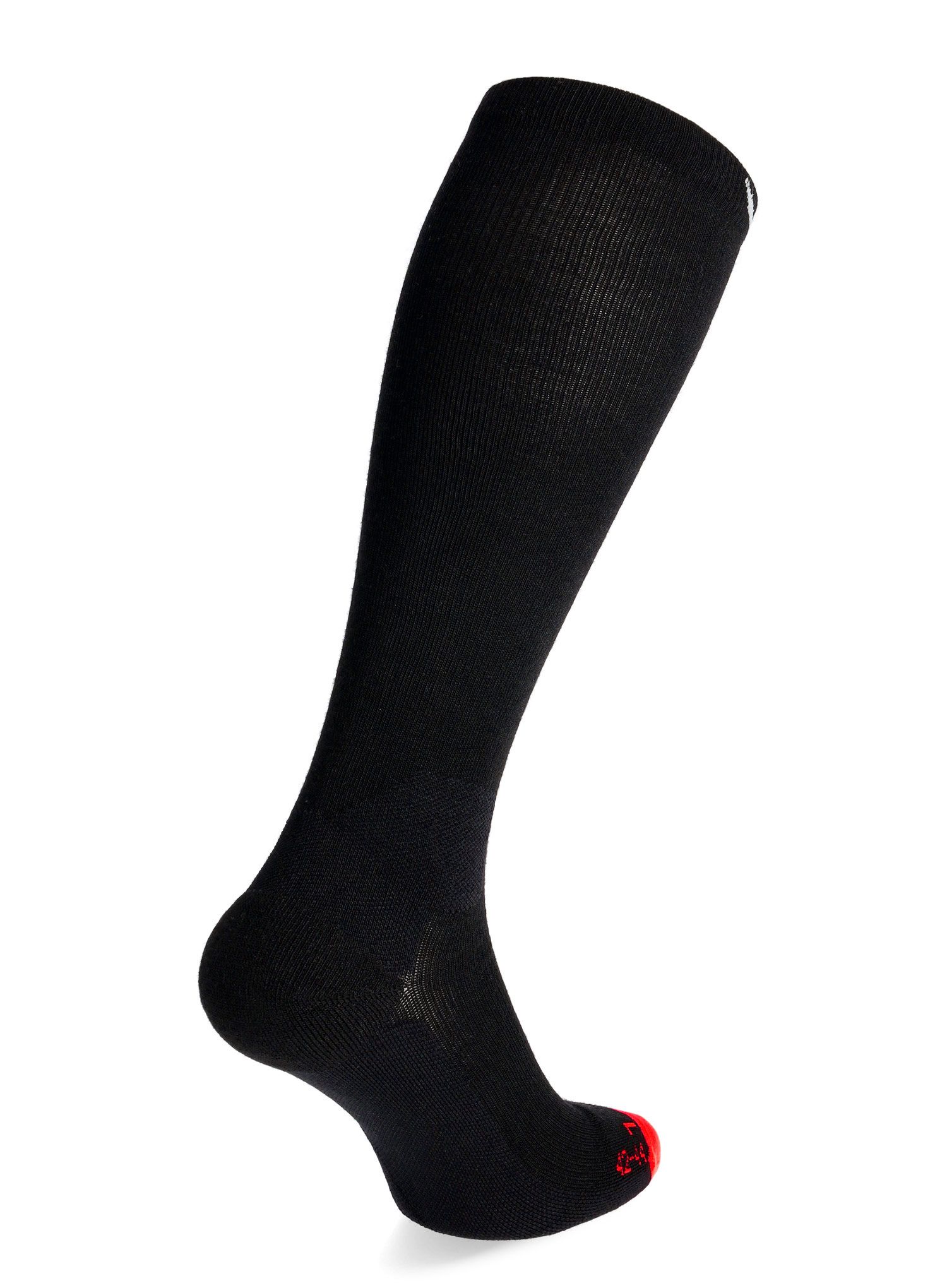 Дамски чорапи за ски туринг Salewa Sella Pure MTN AM Sock - black out/fluo coral