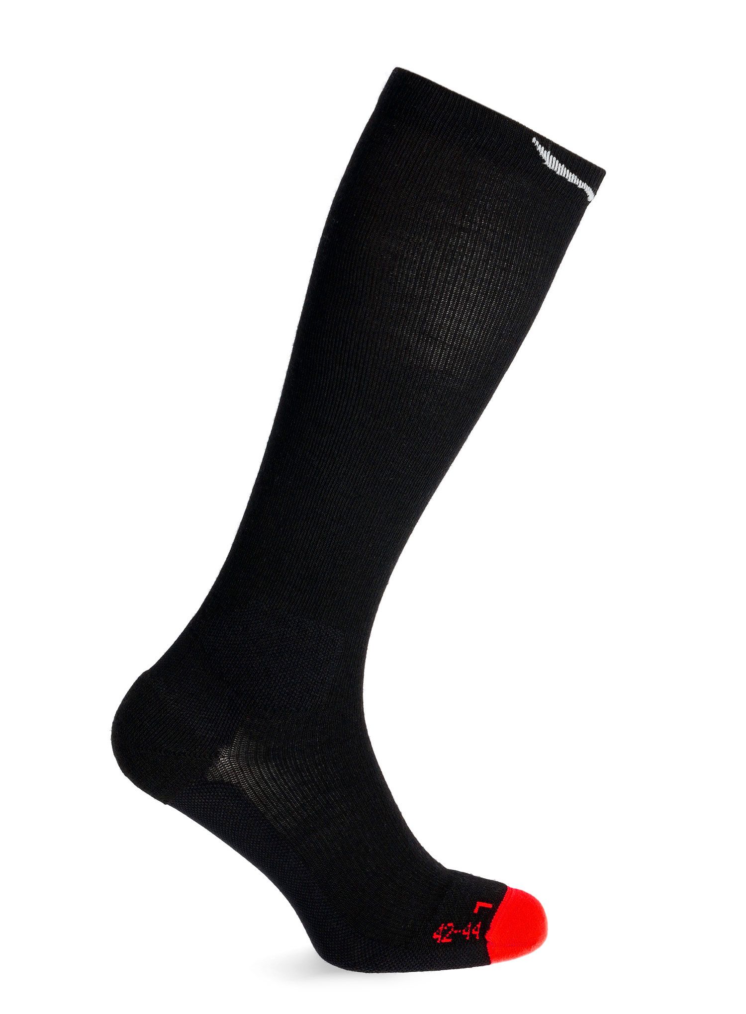 Дамски чорапи за ски туринг Salewa Sella Pure MTN AM Sock - black out/fluo coral