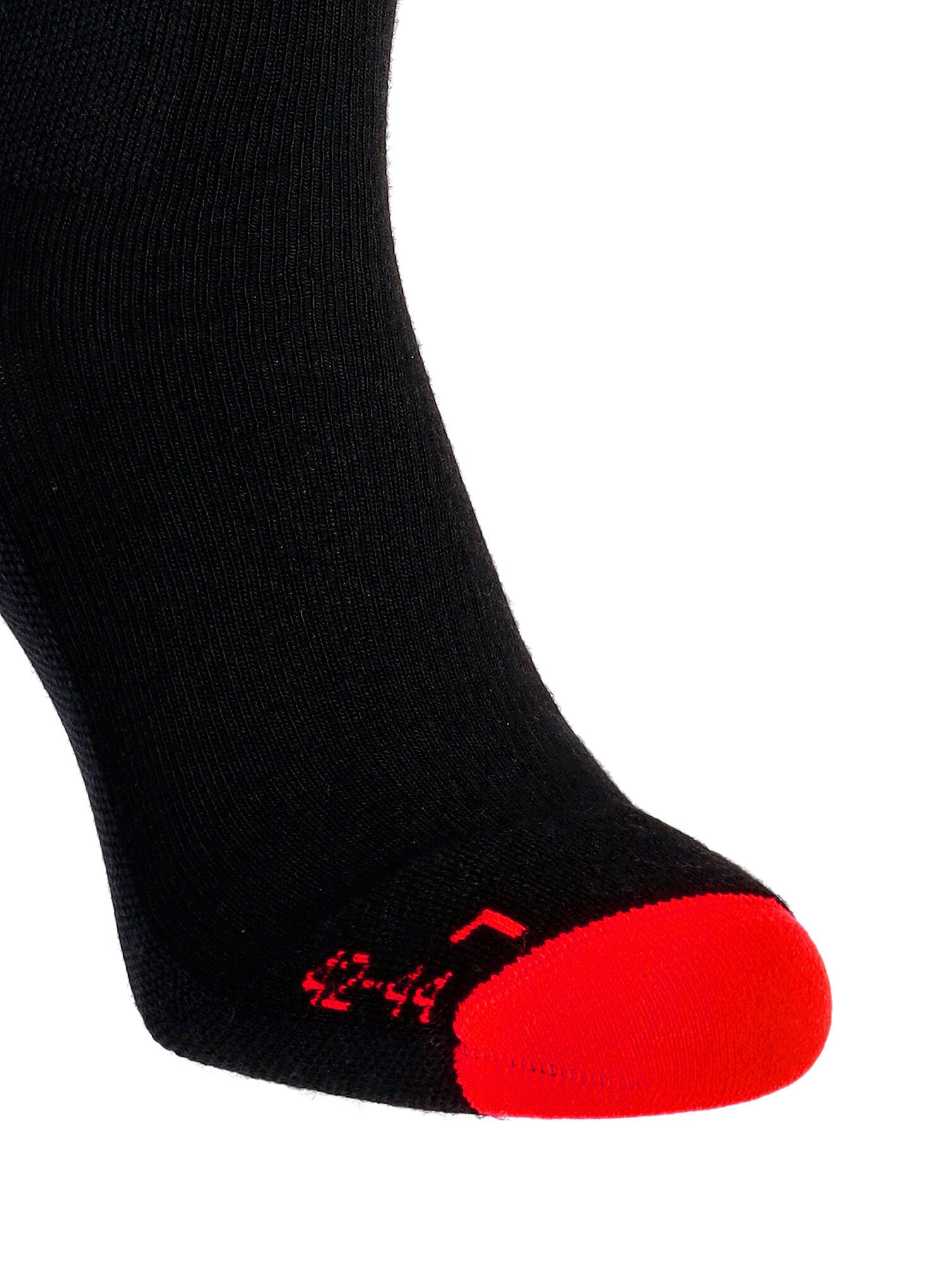 Дамски чорапи за ски туринг Salewa Sella Pure MTN AM Sock - black out/fluo coral