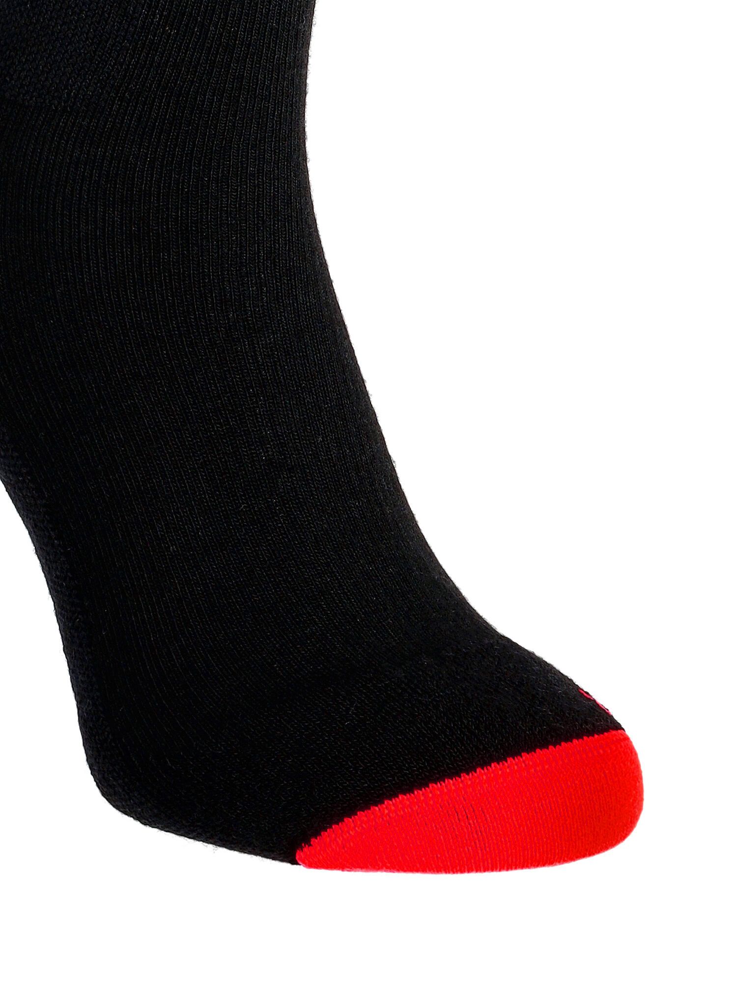 Дамски чорапи за ски туринг Salewa Sella Pure MTN AM Sock - black out/fluo coral
