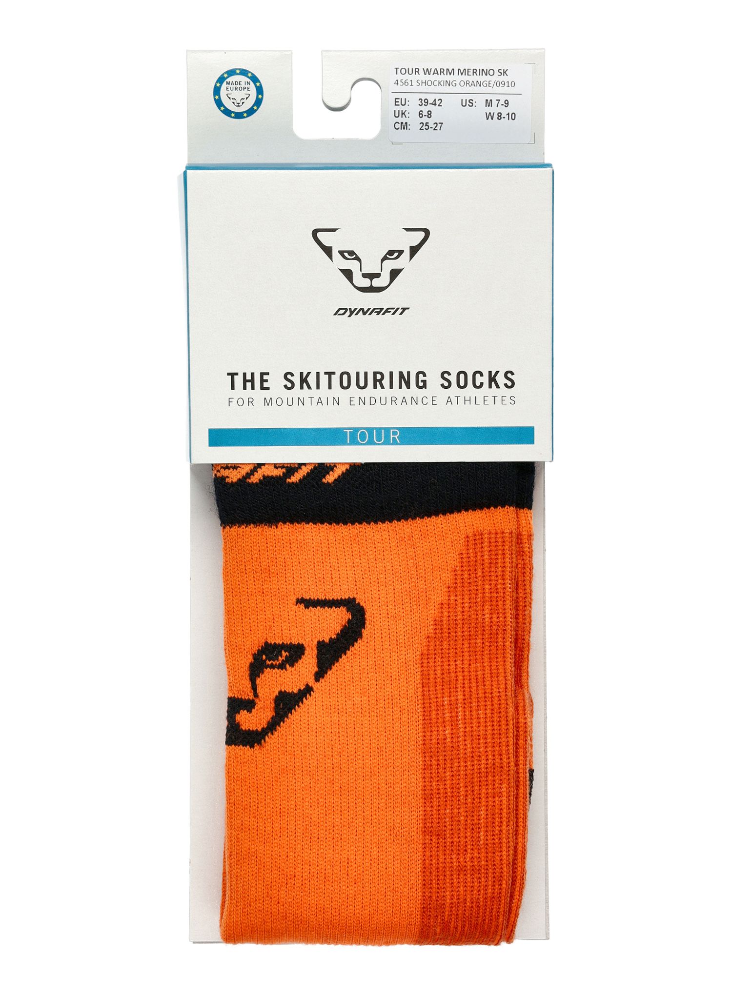 Чорапи за ски туринг Dynafit Tour Warm Merino Socks - shocking orange