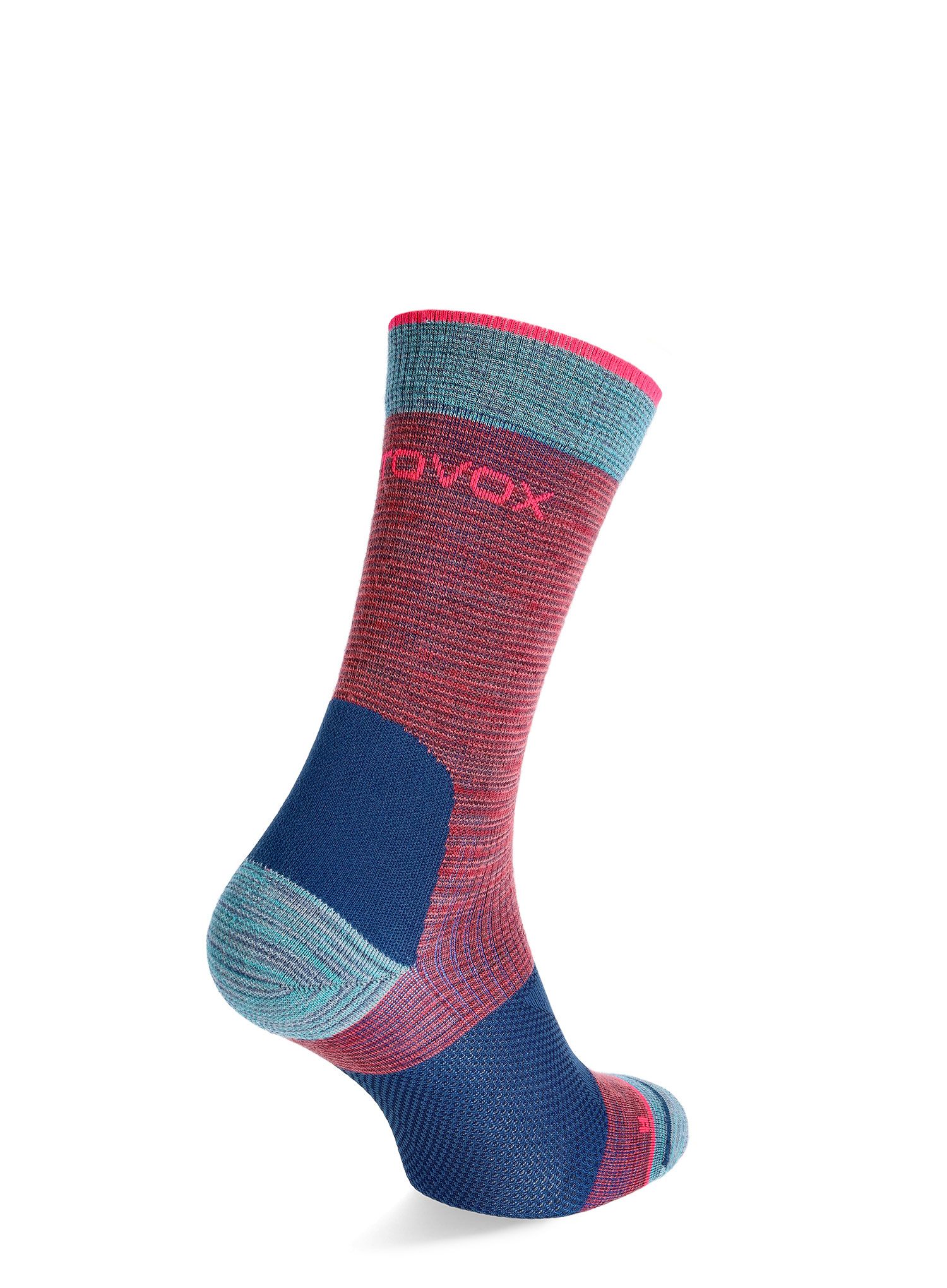 Дамски чорапи за трекинг Ortovox Alpinist Mid Socks - hot coral