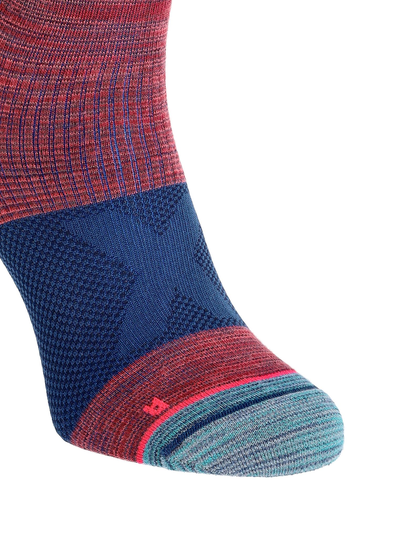 Дамски чорапи за трекинг Ortovox Alpinist Mid Socks - hot coral