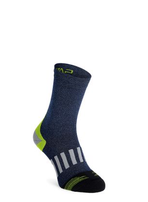 Туристически чорапи CMP Trekking Sock Low Microlon - b.blue/acido