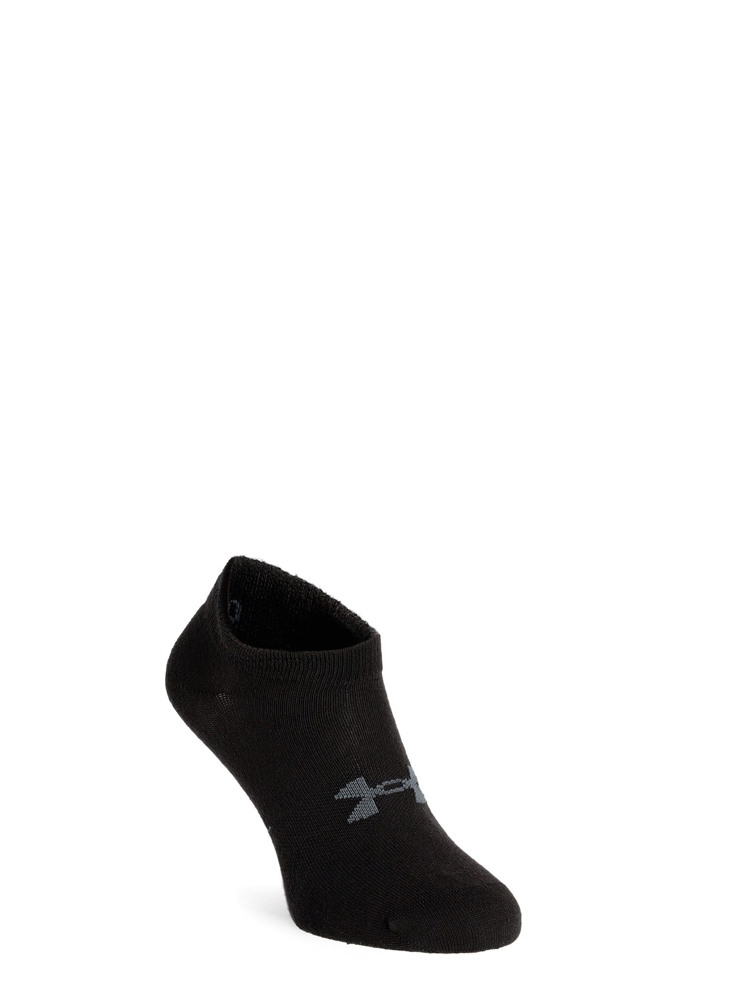 Чорапи Under Armour Essential No Show 6-pack - black/black/pitch gray