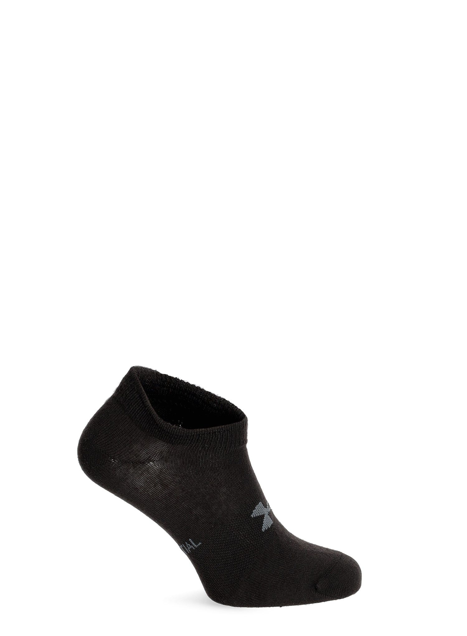 Чорапи Under Armour Essential No Show 6-pack - black/black/pitch gray