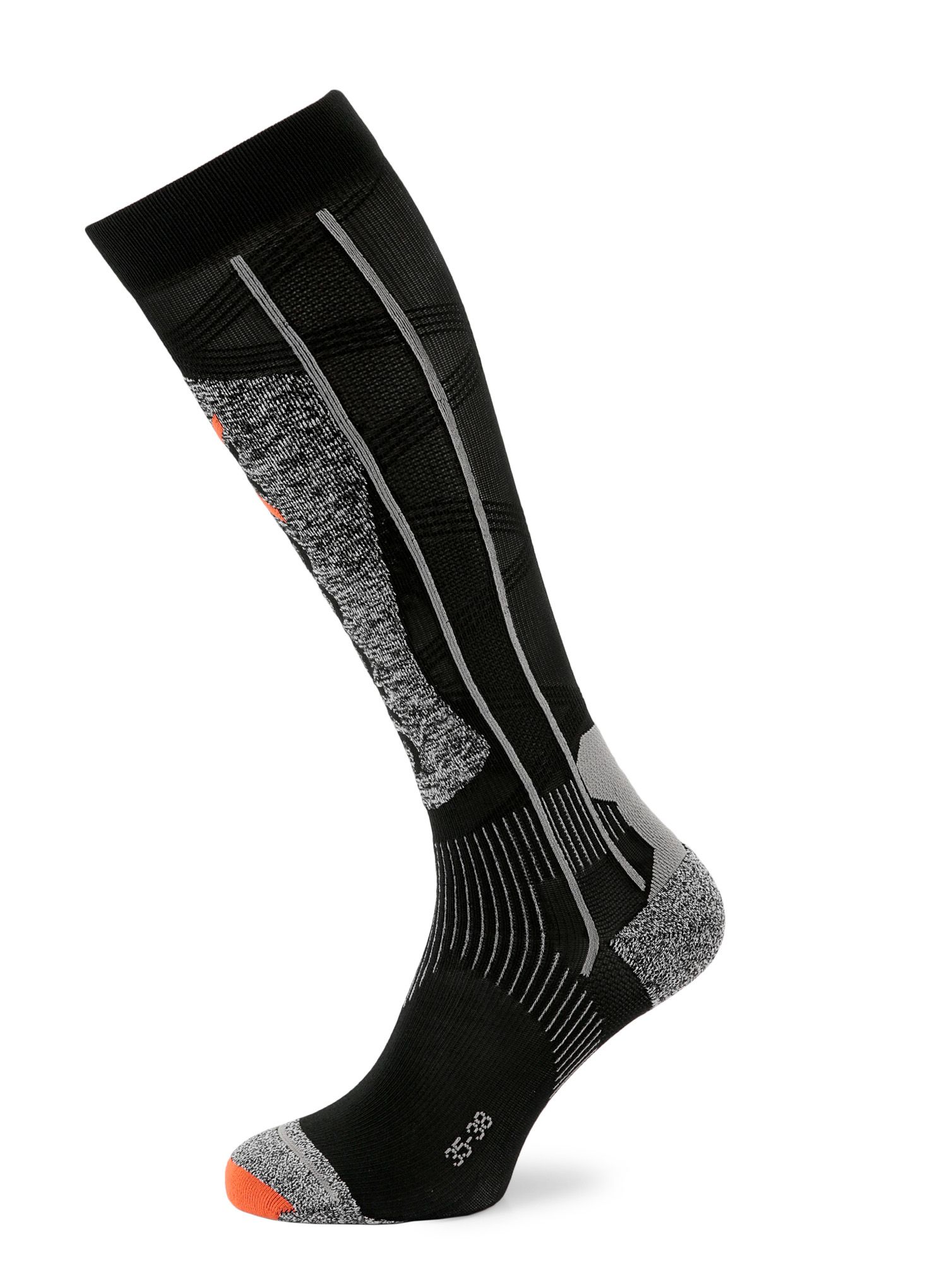 Скиорски чорапи X-Socks SKI ENERGIZER LT 4.0 - black/stone grey