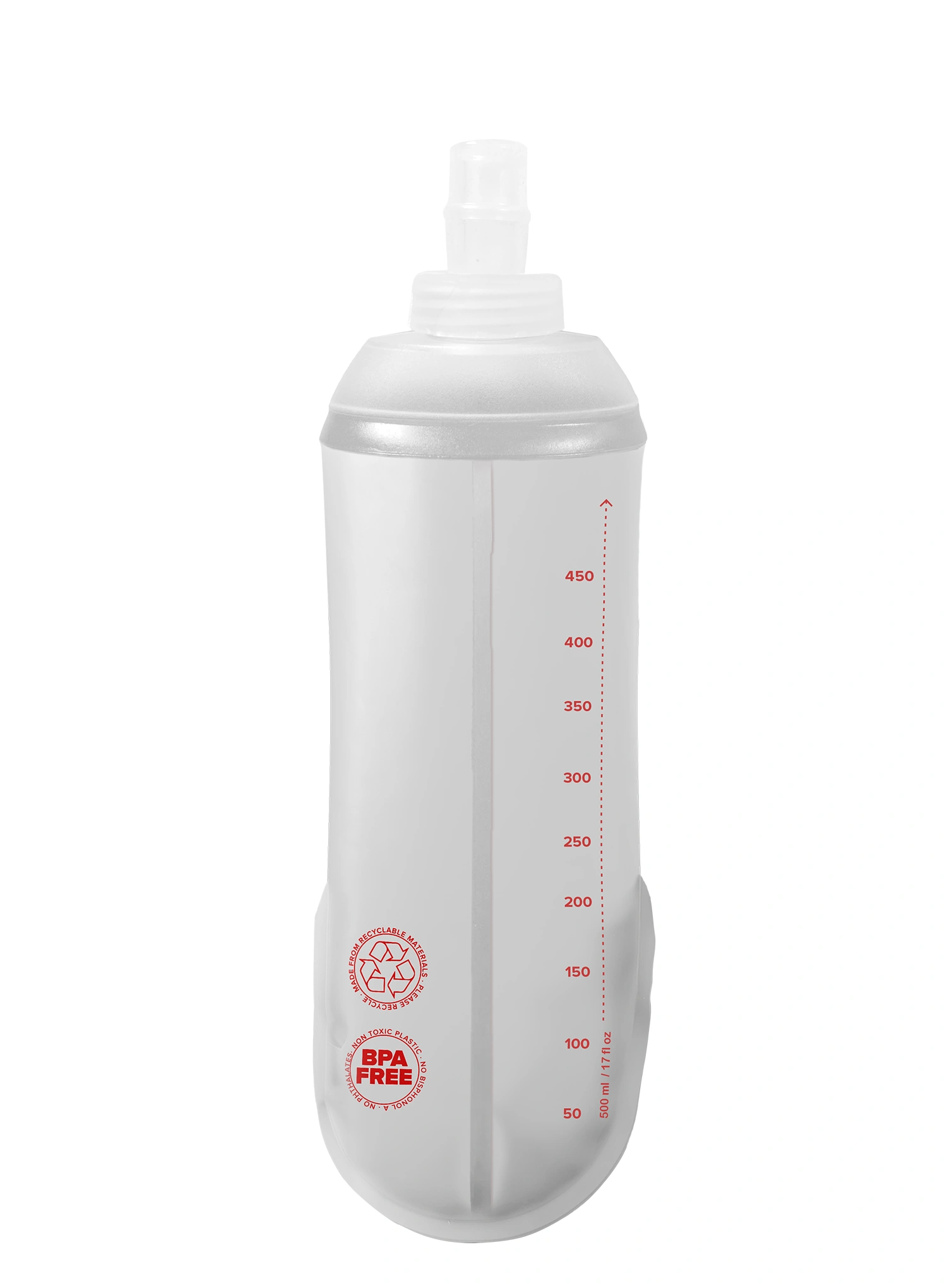 Мека бутилка Compressport ErgoFlask 500ml - clear