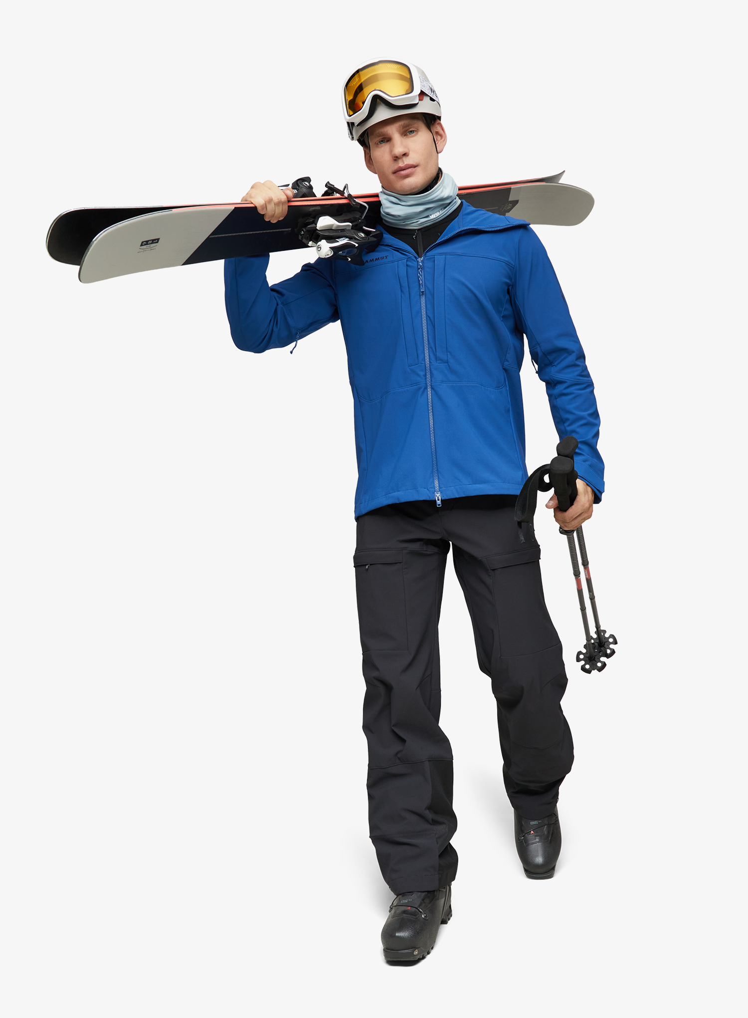 Мъжки cофтшел Mammut Skintrack SO Hooded Jacket - tschiel