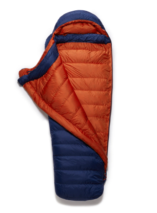Дамски пухен спален чувал Rab Ascent 700 (170 cm) - nightfall blue