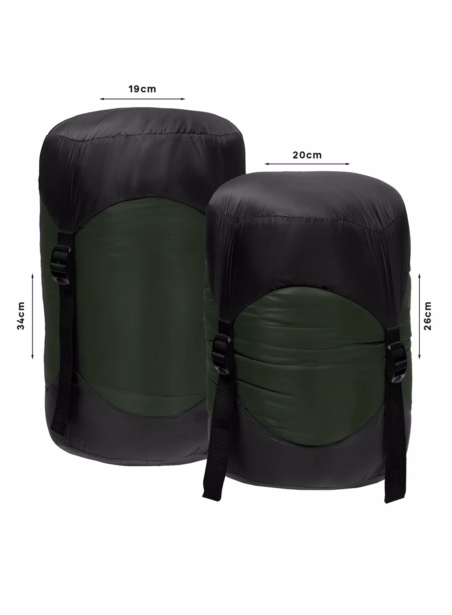 Синтетичен спален чувал Alpinus Ultralight Pro 1000 - green