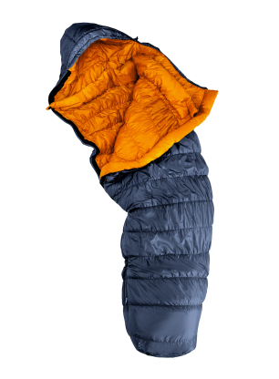 Синтетичен спален чувал Deuter Exosphere -11 (185 cm) - ink/maple