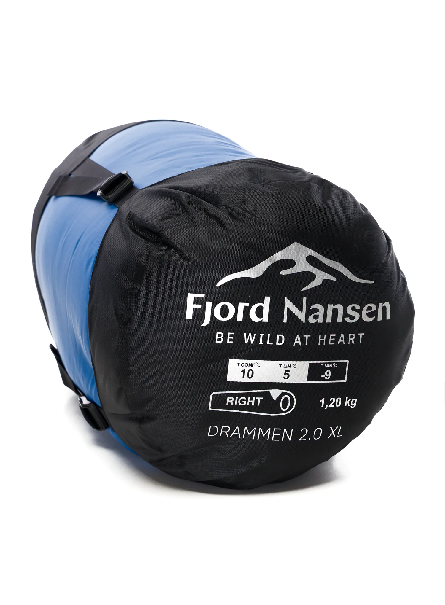 Синтетичен спален чувал Fjord Nansen Drammen 2.0 XL (200 cm) - sapphire/sapphire