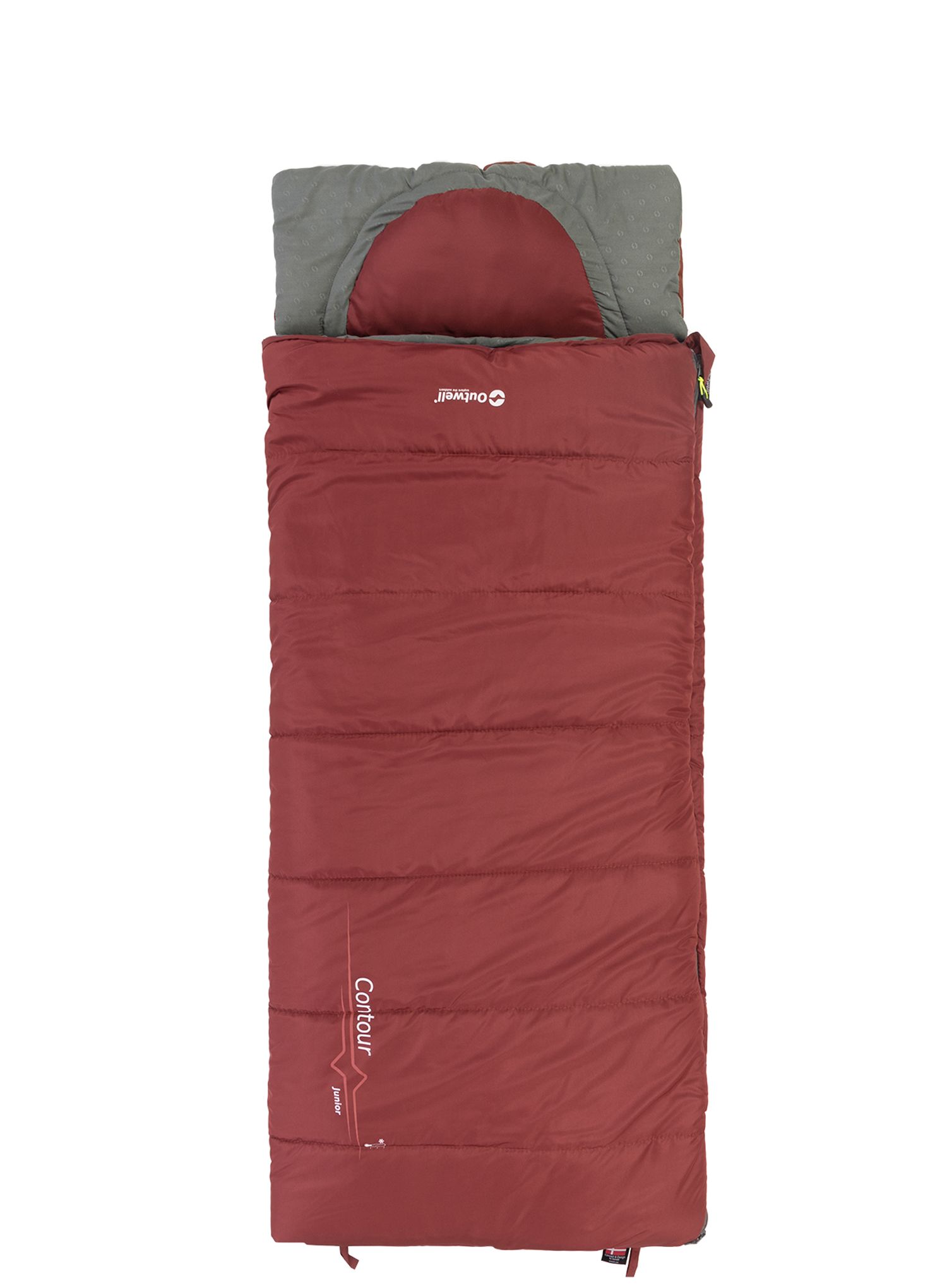 Спален чувал за дете Outwell Contour Junior (140 cm) - red