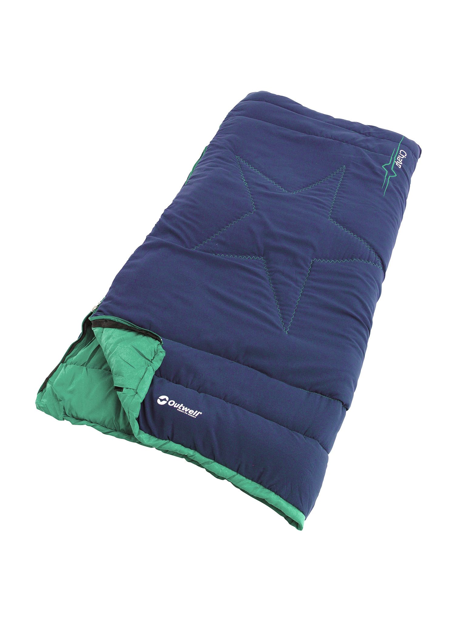 Детски спален чувал Outwell Champ Kids (130 cm) - ocean blue