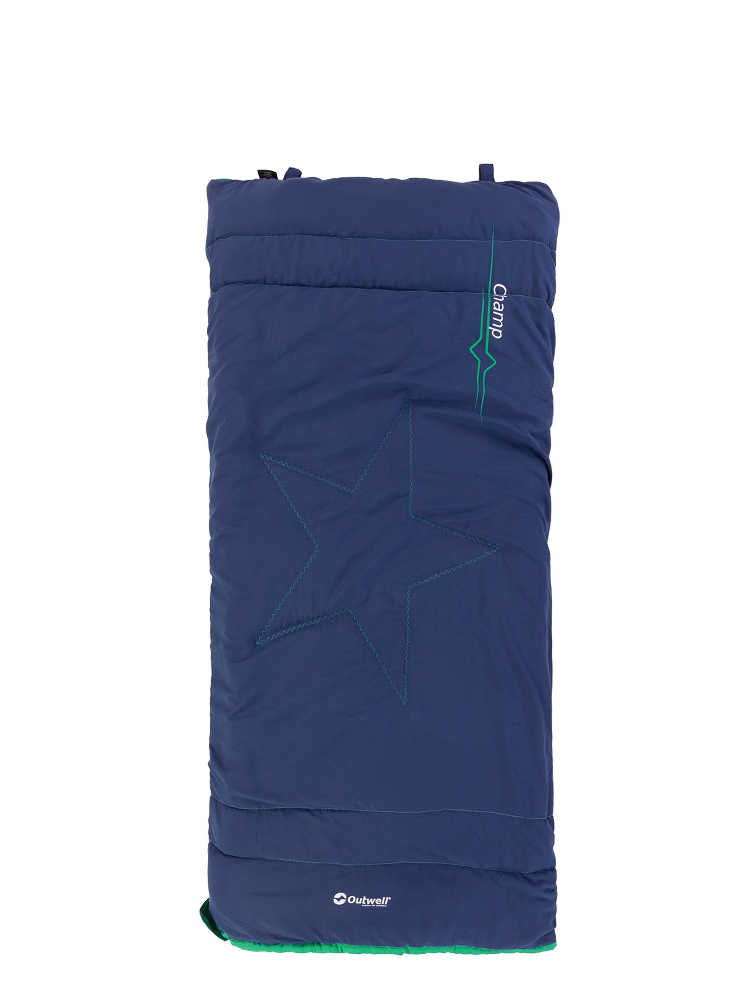 Детски спален чувал Outwell Champ Kids (130 cm) - ocean blue