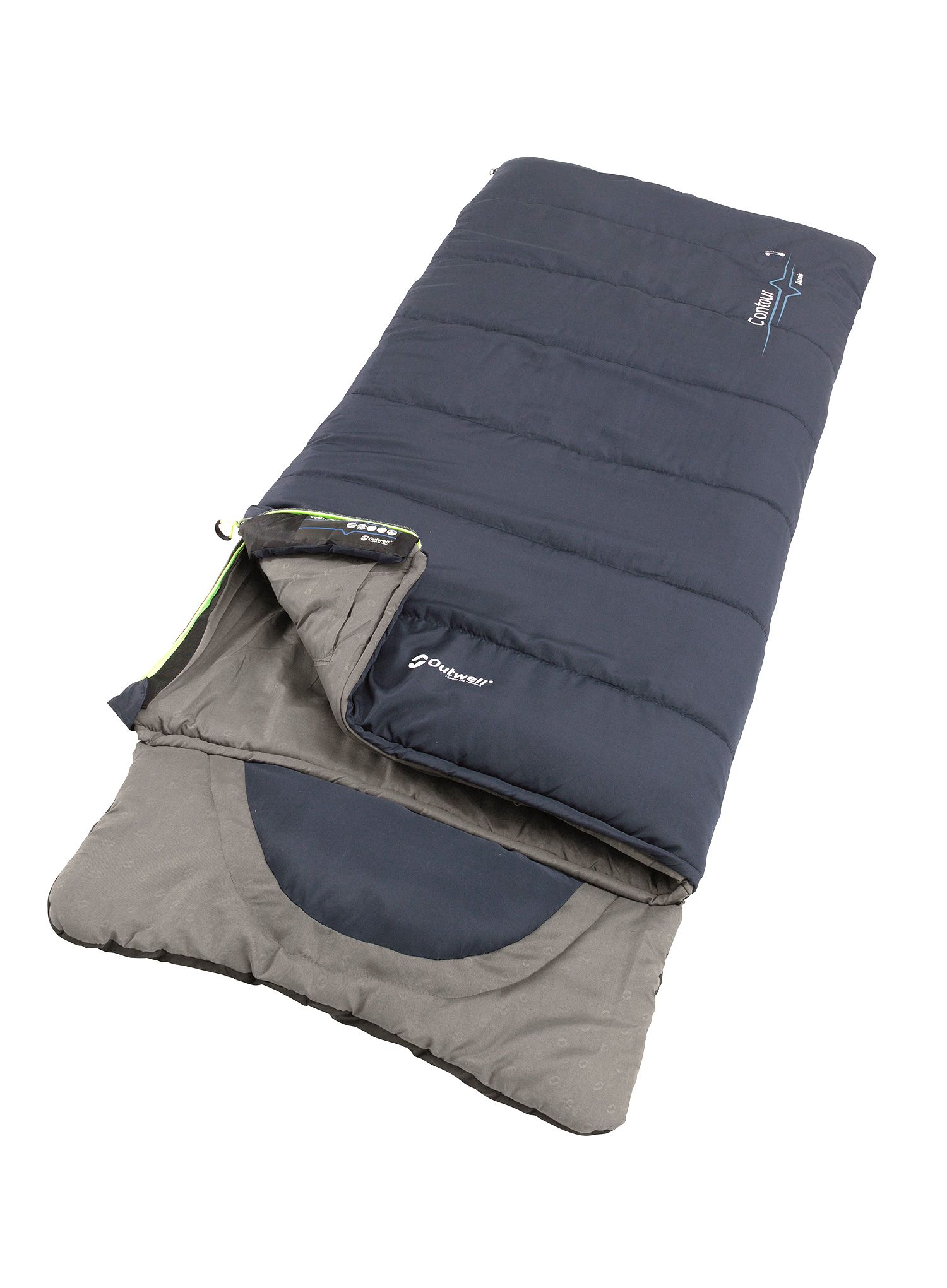 Детски спален чувал Outwell Contour Junior (140 cm) - deep blue