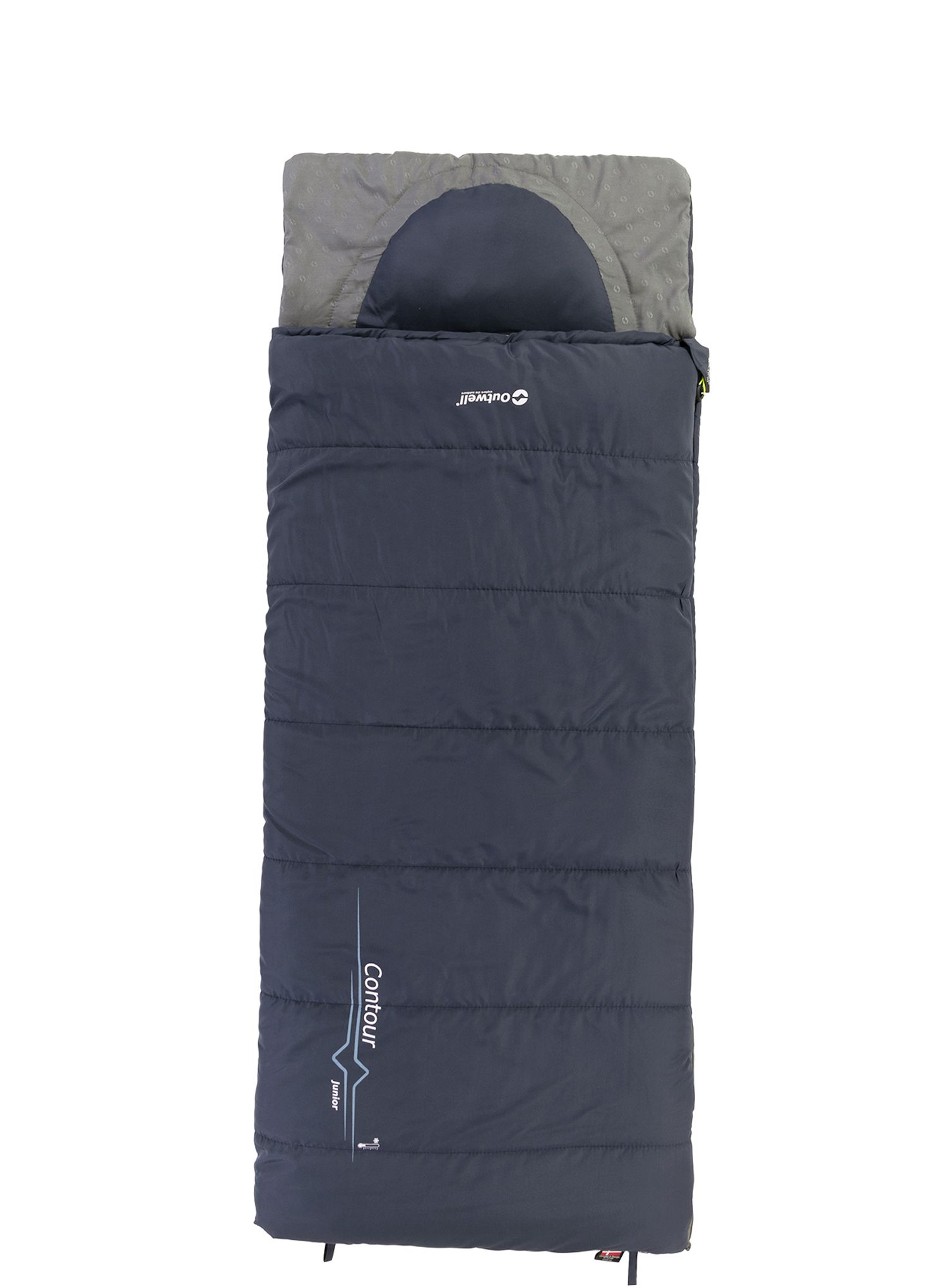 Детски спален чувал Outwell Contour Junior (140 cm) - deep blue