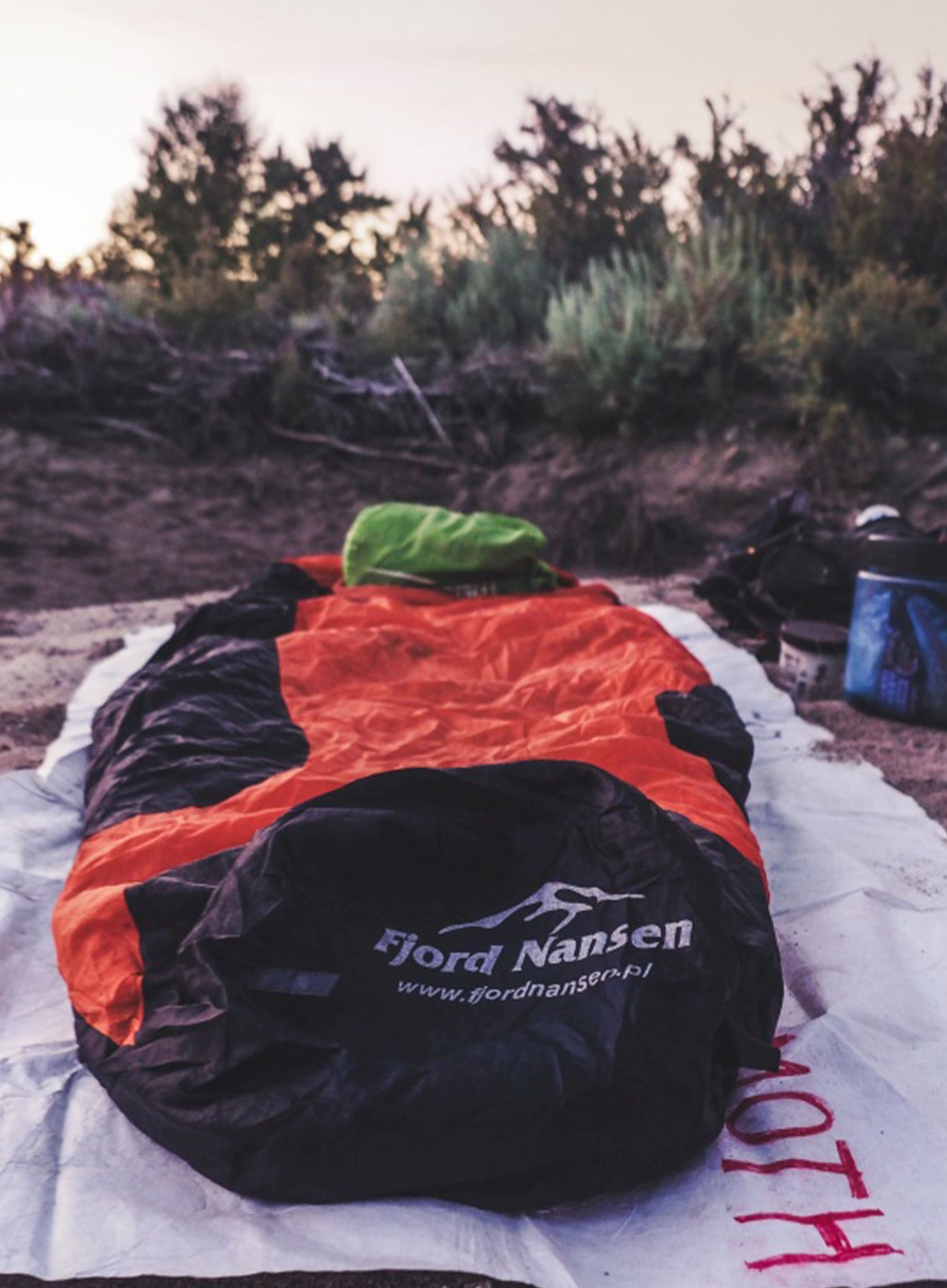 Спален чувал Fjord Nansen Troms XL Wide (195 cm) - carnelian
