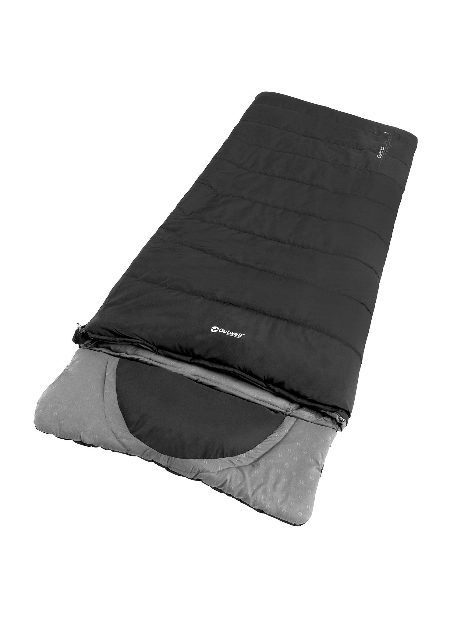 Синтетичен спален чувал Outwell Contour (190 cm) - midnight black
