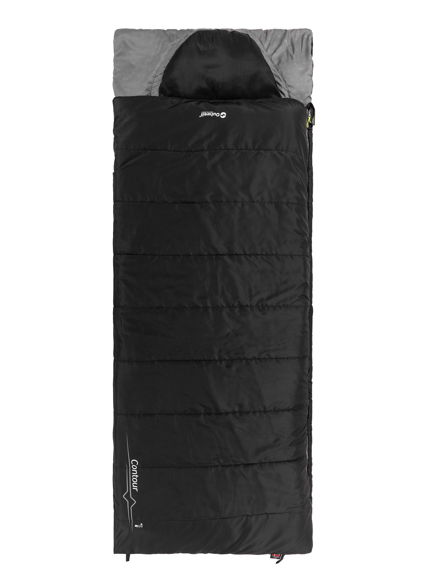 Синтетичен спален чувал Outwell Contour (190 cm) - midnight black