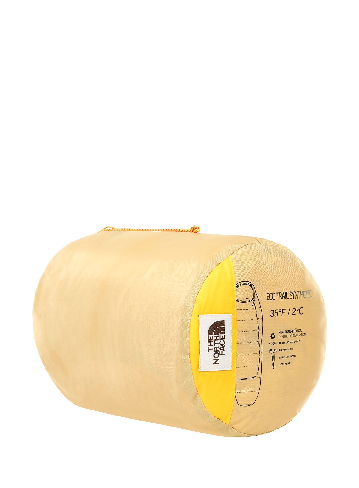 Спален чувал The North Face Eco Trail Synthetic 35 REG (183 cm) - tnf yellow/hemp