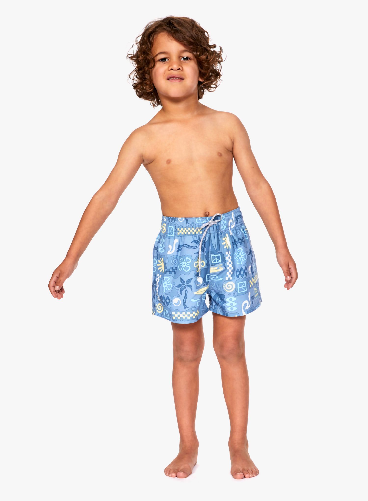 Къси панталони за момче Rip Curl Gremlin Volley Mesh - dusty blue