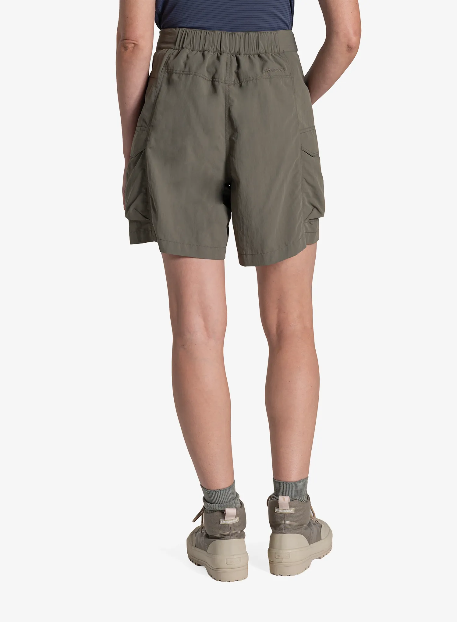 Дамски къси панталони Craghoppers NosiLife Medina Cargo Short - wild olive