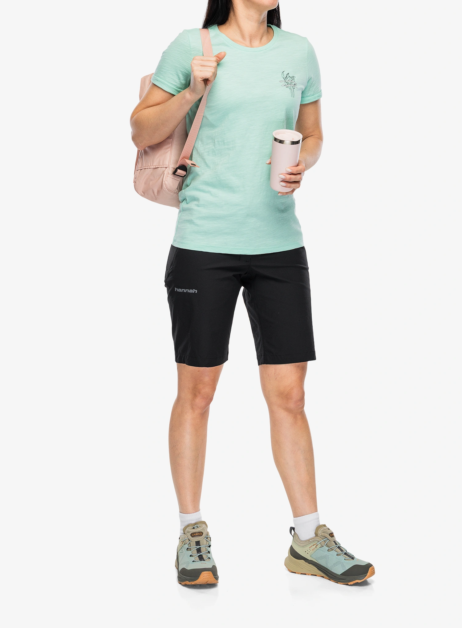 Дамски къси панталони Hannah Atta Shorts - anthracite