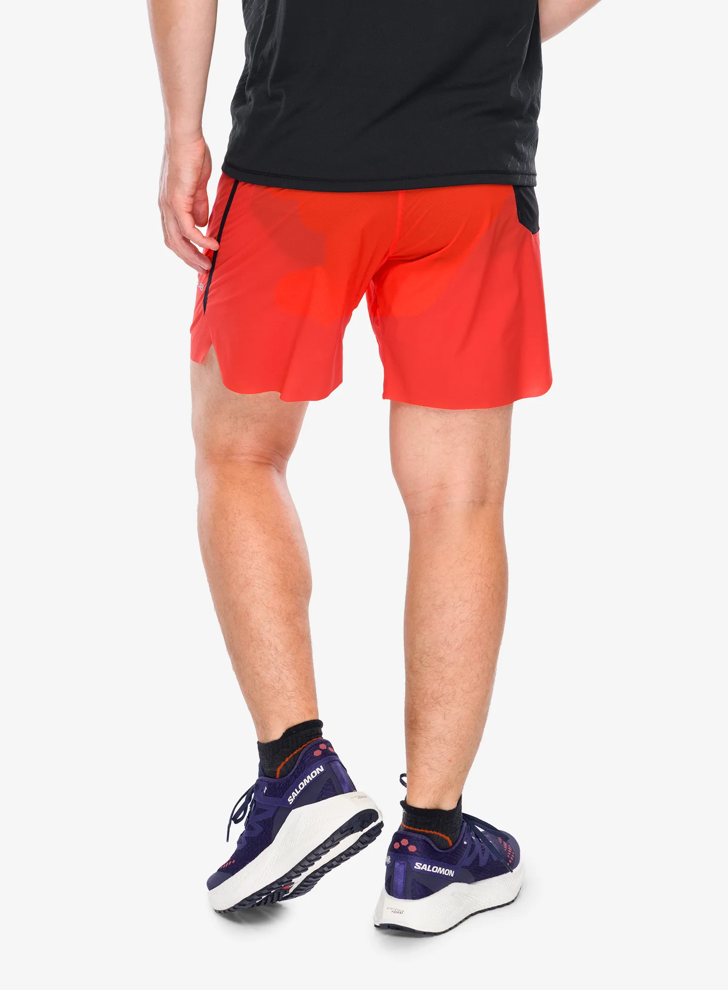 Мъжки къси панталони за бягане 2 в 1 Salomon S/Lab Speed Spl 7 Shorts - fiery red
