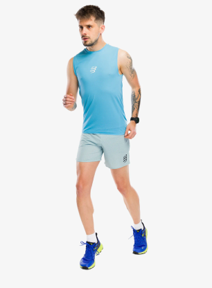 Къси панталони за бягане Compressport Trail Racing Overshort - ether