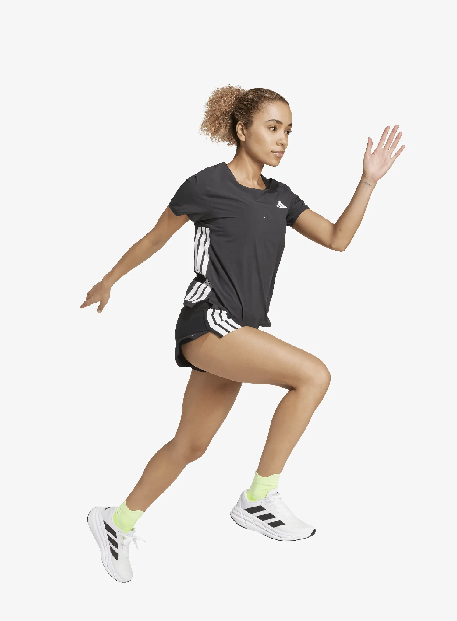 Дамски къси панталони за бягане adidas Adizero Running Gel Pocket Shorts - black