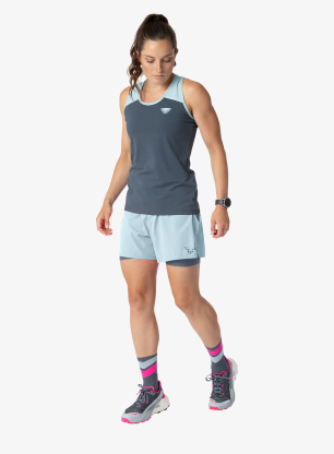 Дамски къси панталони за бягане Dynafit Alpine Pro 2/1 Shorts - cloud blue