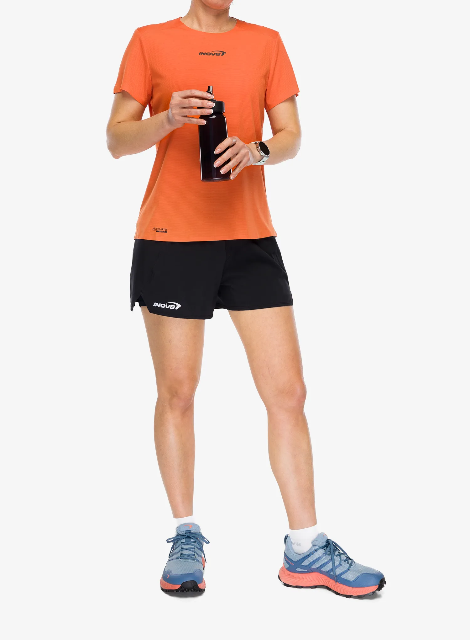 Дамски къси панталони за бягане Inov-8 Airlite 2in1 Short - black