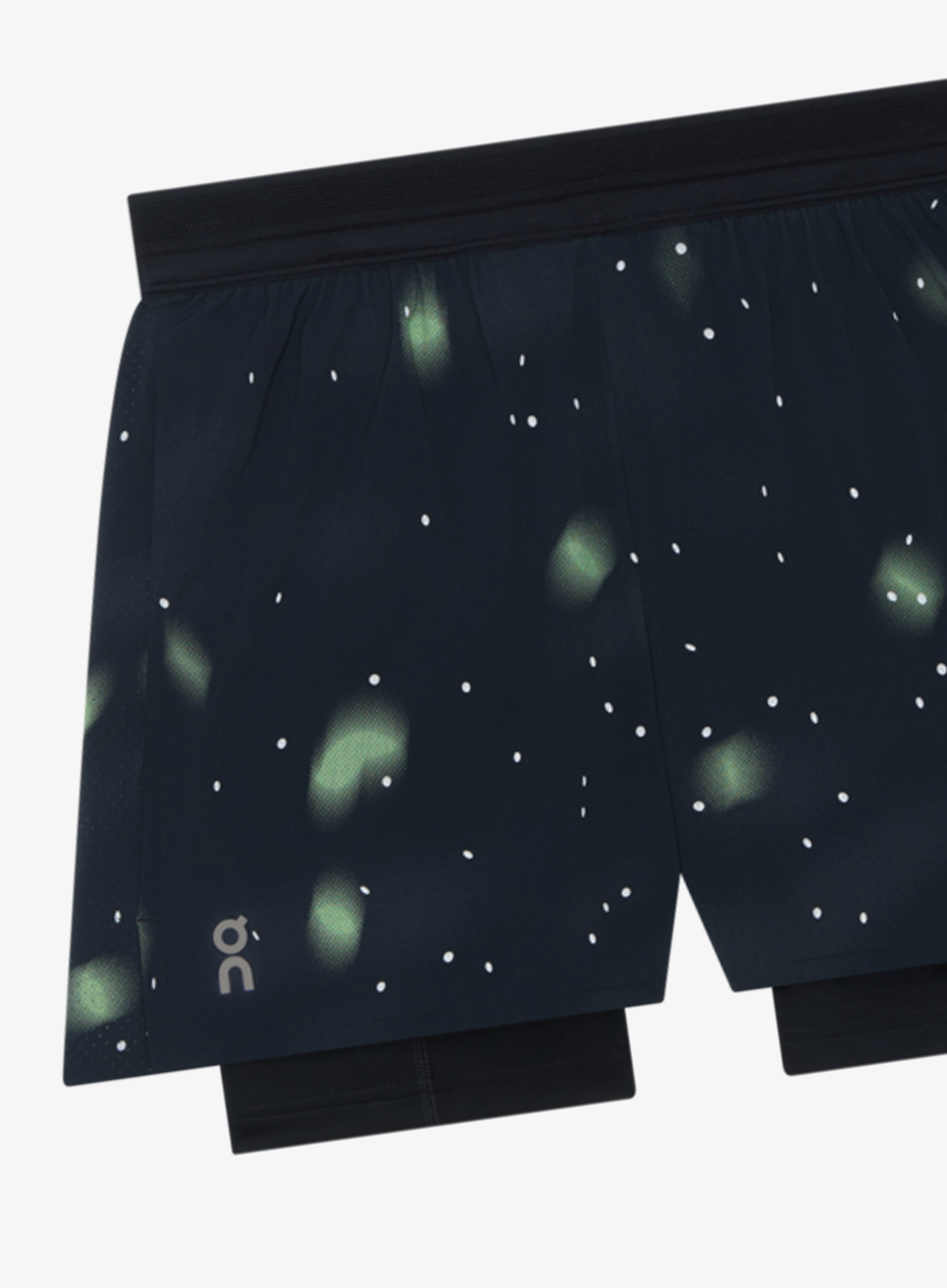 Дамски къси панталони за бягане On Performance Shorts Lumos - black