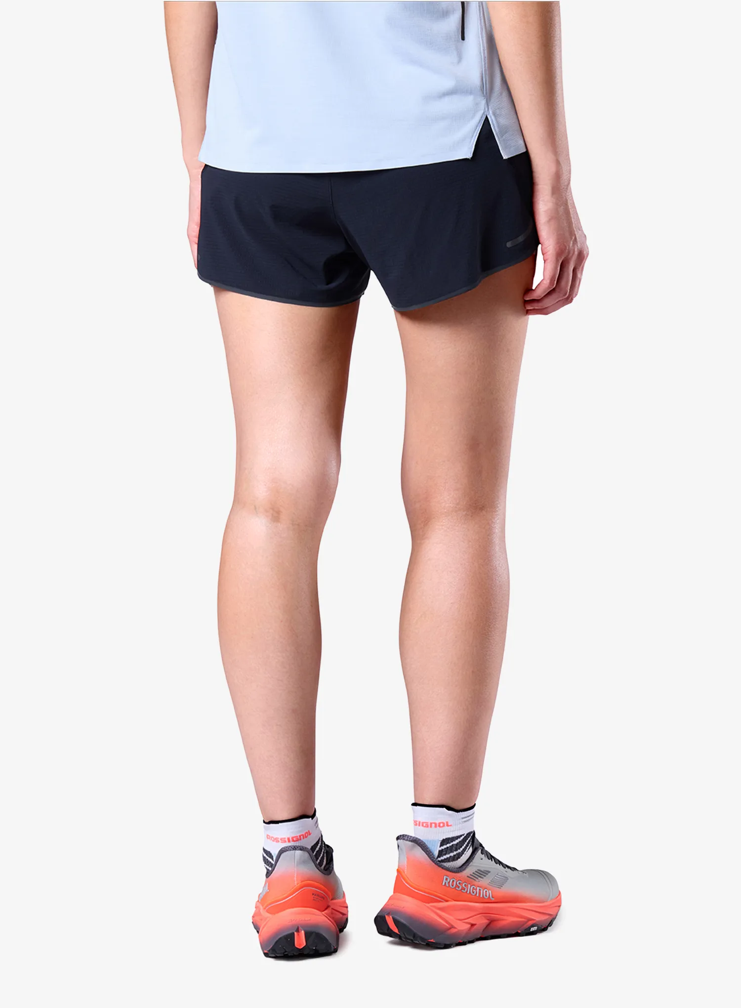Дамски къси панталони за бягане Rossignol Sapa 2in1 Short 5in - black