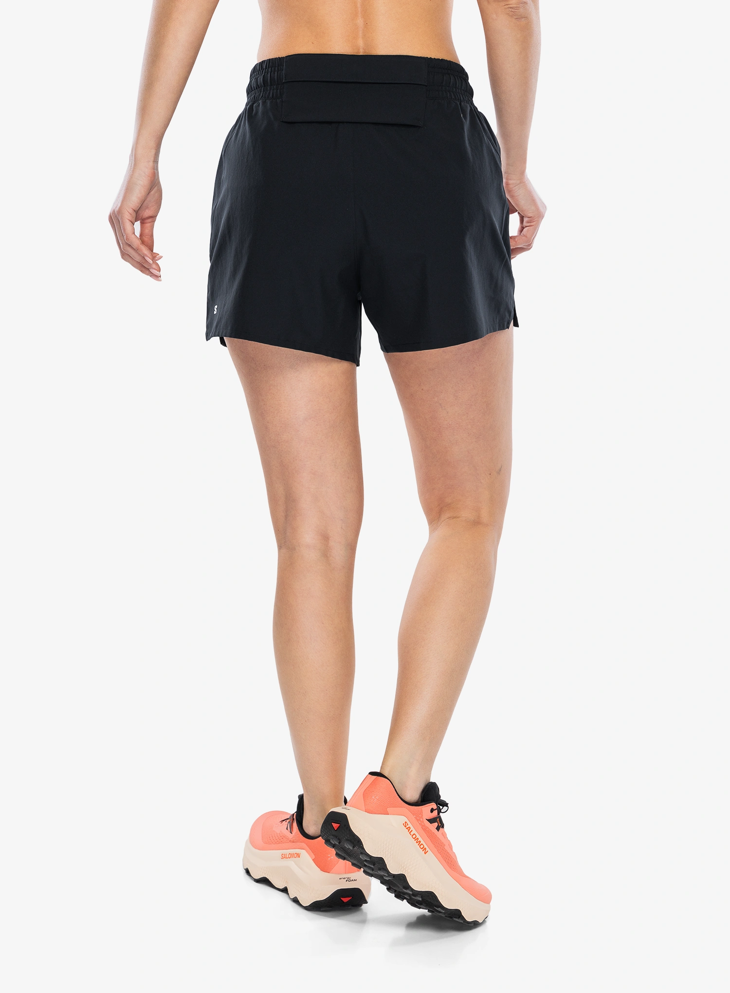 Дамски къси панталони за бягане Salomon Shakeout Easy Shorts 4 - deep black